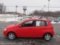 2005 Victory Red Chevrolet Aveo LS Hatchback  photo #6