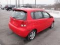 2005 Victory Red Chevrolet Aveo LS Hatchback  photo #9