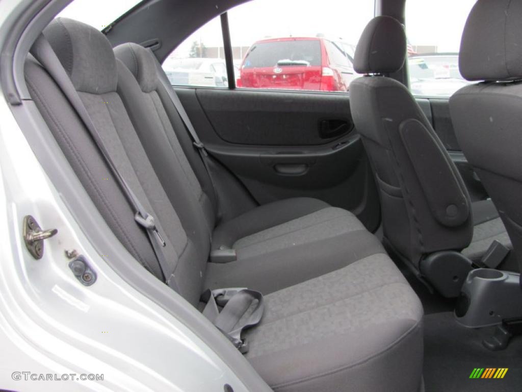 Gray Interior 2003 Hyundai Accent GL Sedan Photo #42863342