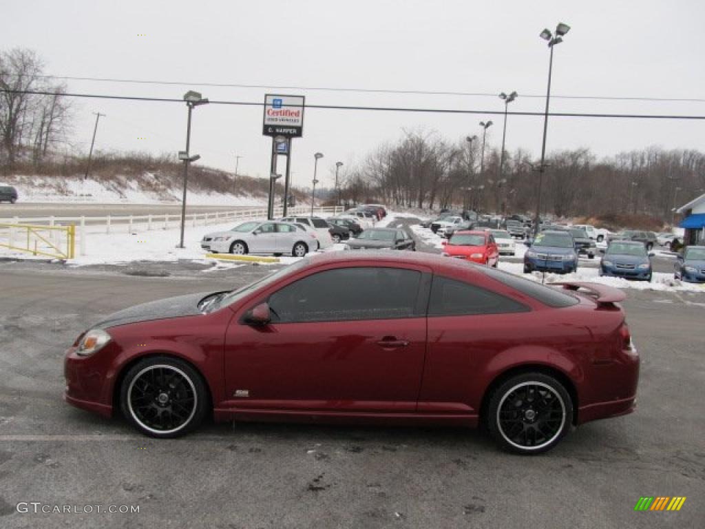 2007 Cobalt SS Supercharged Coupe - Sport Red Tint Coat / Ebony photo #7