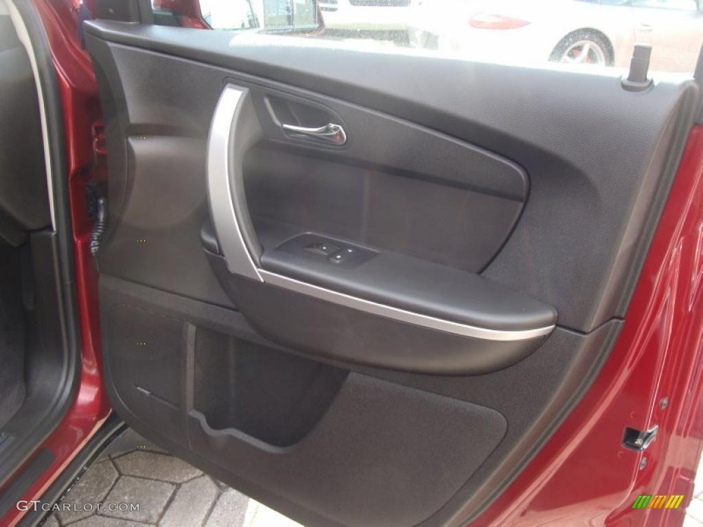 2009 GMC Acadia SLT AWD Ebony Door Panel Photo #42863710