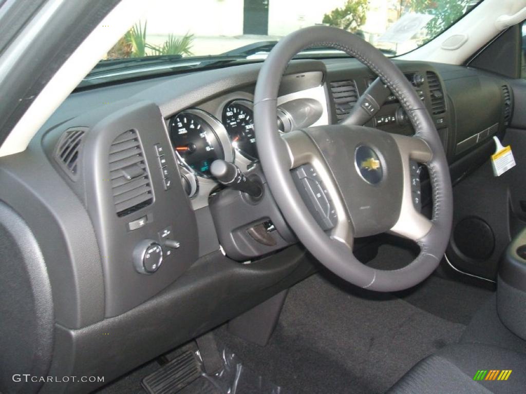 2011 Silverado 1500 LT Crew Cab - Sheer Silver Metallic / Ebony photo #6