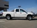 2005 Bright White Dodge Ram 2500 ST Quad Cab 4x4  photo #2