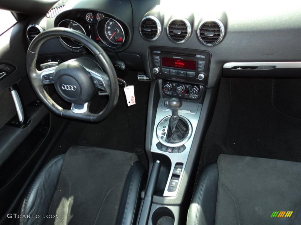 2008 Audi TT 2.0T Roadster Black Dashboard Photo #42867762