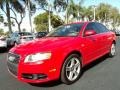 2008 Brilliant Red Audi A4 2.0T S-Line Sedan  photo #10