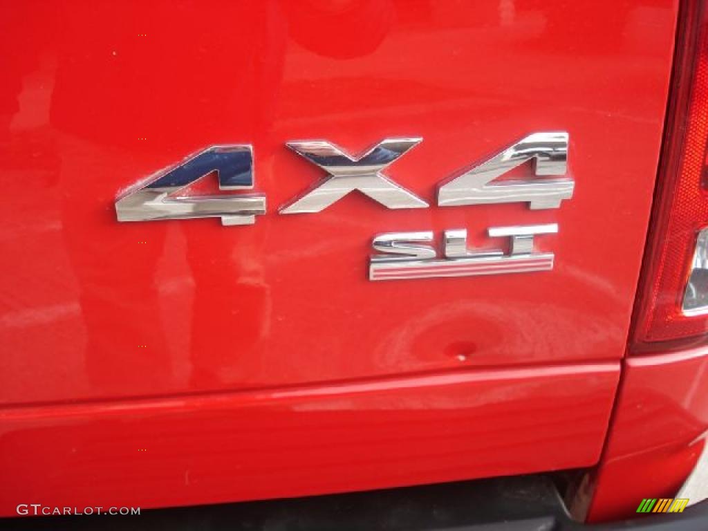 2006 Ram 1500 SLT Quad Cab 4x4 - Flame Red / Medium Slate Gray photo #34