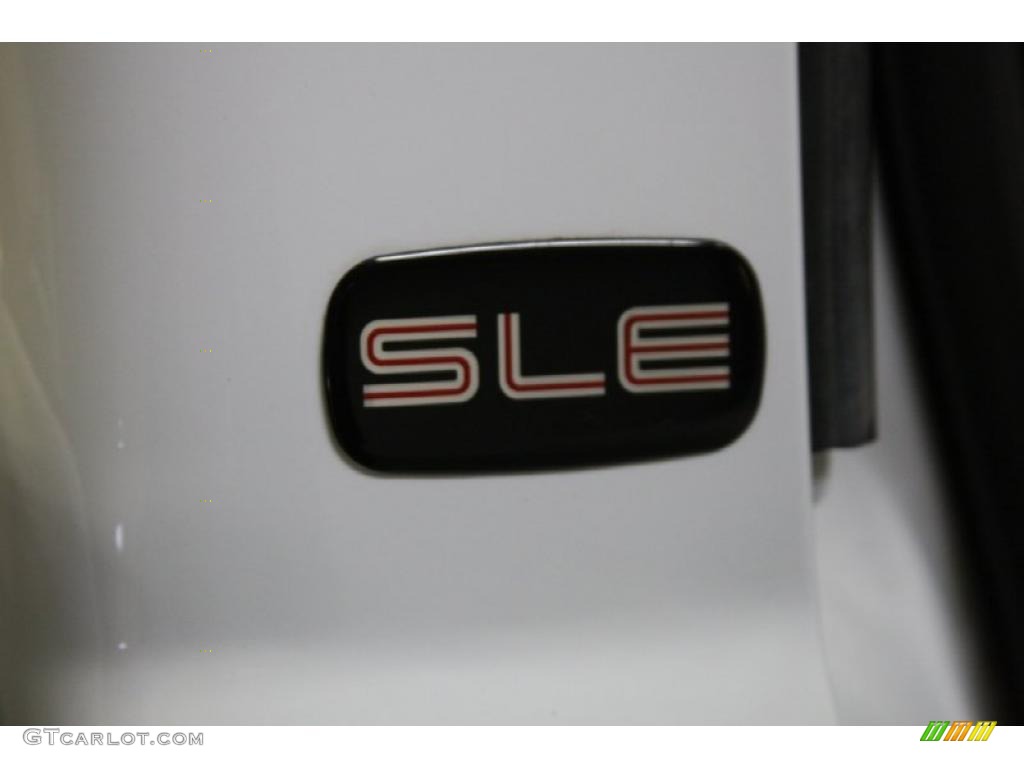 2005 Sierra 1500 SLE Extended Cab 4x4 - Summit White / Dark Pewter photo #7