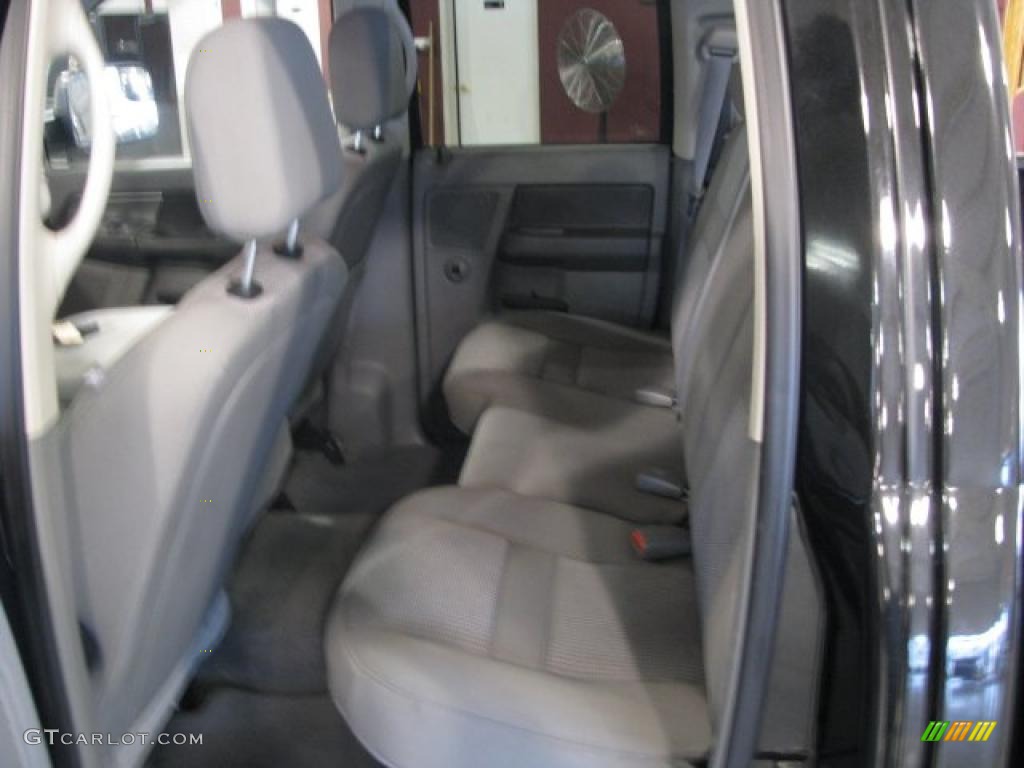 2009 Ram 3500 Big Horn Edition Quad Cab 4x4 - Brilliant Black Crystal Pearl / Medium Slate Gray photo #6