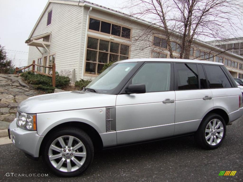 2006 Range Rover Supercharged - Zambezi Silver Metallic / Jet Black/Jet photo #2