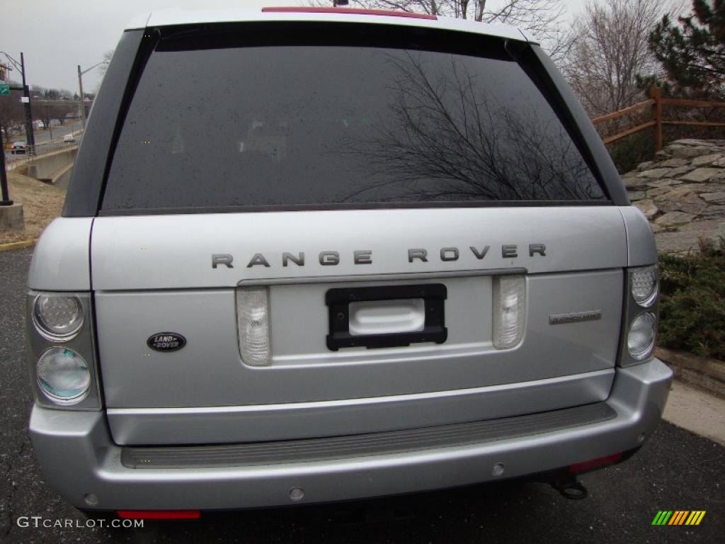 2006 Range Rover Supercharged - Zambezi Silver Metallic / Jet Black/Jet photo #5