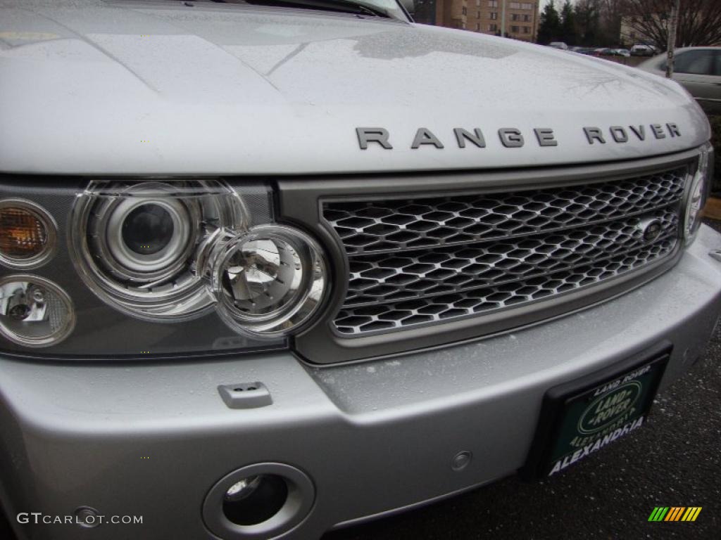 2006 Range Rover Supercharged - Zambezi Silver Metallic / Jet Black/Jet photo #10