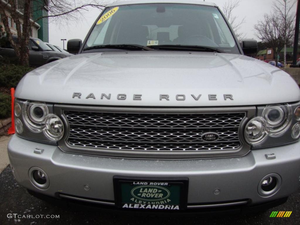 2006 Range Rover Supercharged - Zambezi Silver Metallic / Jet Black/Jet photo #11