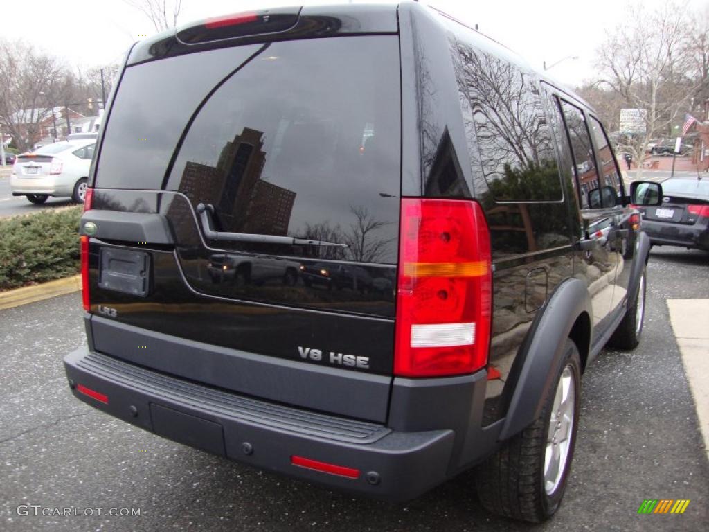 2008 LR3 V8 HSE - Java Black Pearlescent / Alpaca Beige photo #8