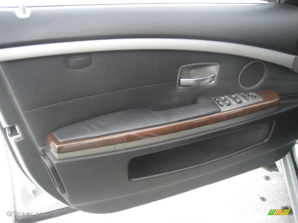 2003 7 Series 745i Sedan - Titanium Silver Metallic / Black/Natural Brown photo #35