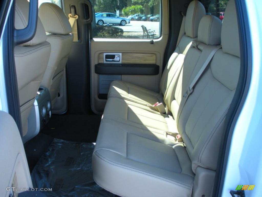 Pale Adobe Interior 2011 Ford F150 Lariat SuperCrew Photo #42874875