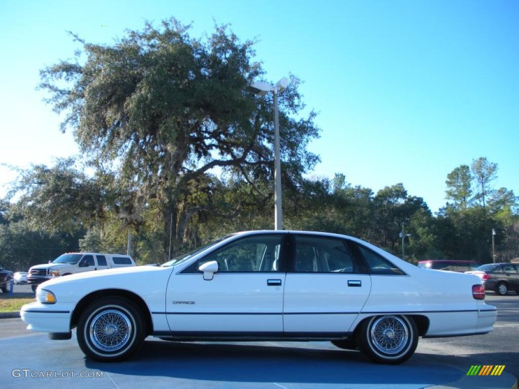 1991 Caprice Sedan - White / Gray photo #2