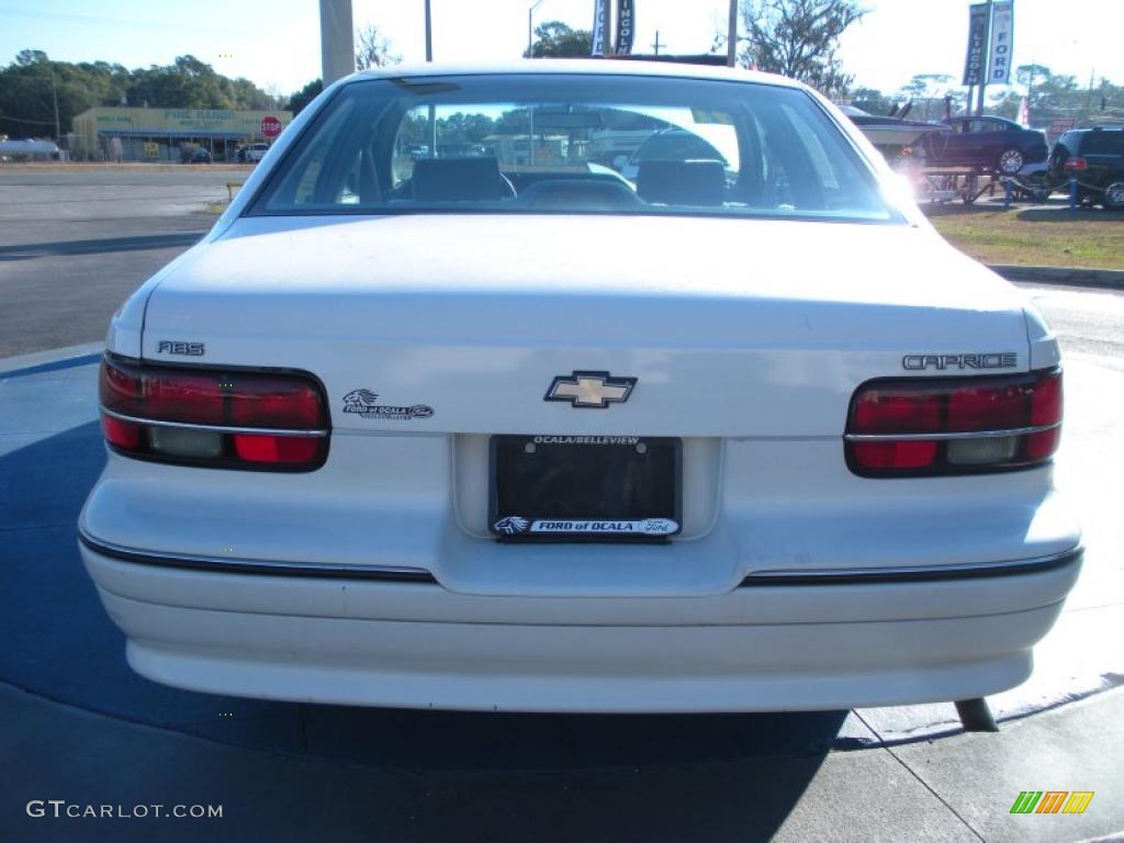 1991 Caprice Sedan - White / Gray photo #4