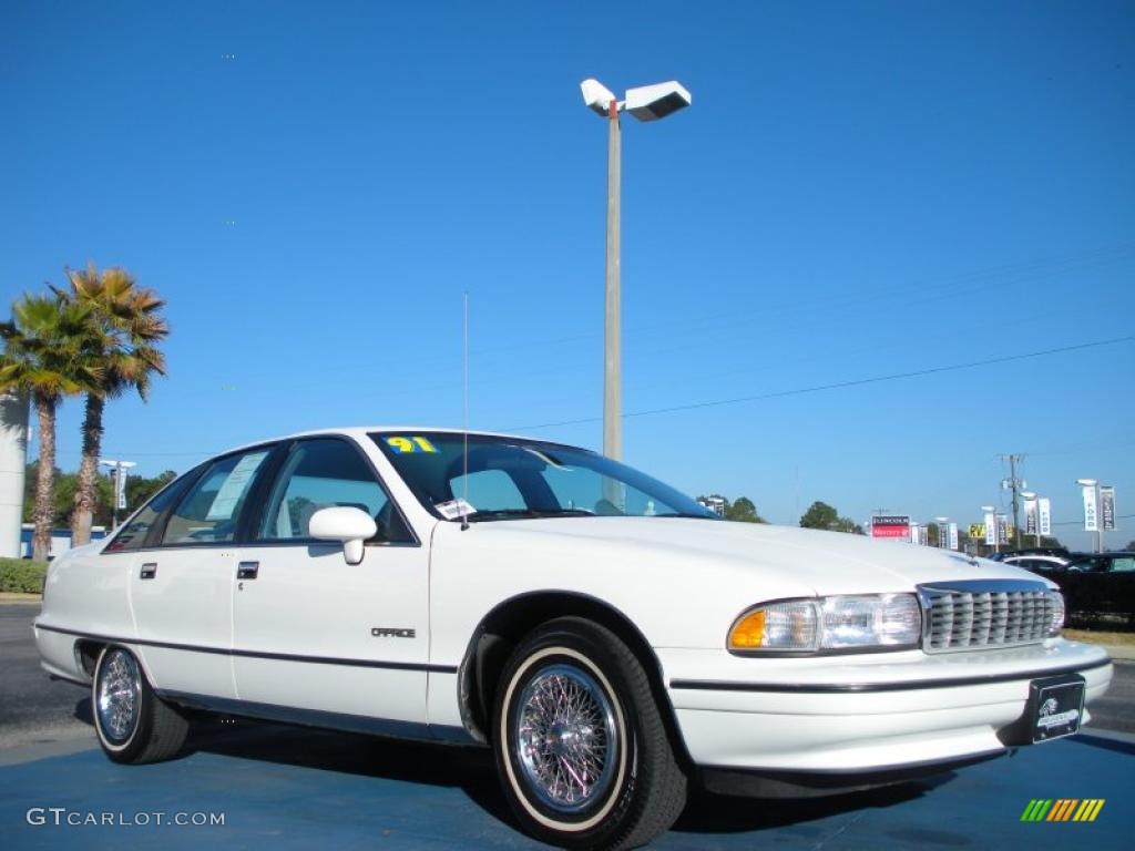 1991 Caprice Sedan - White / Gray photo #7