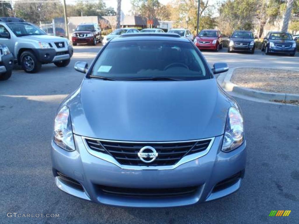 2011 Altima 2.5 S Coupe - Ocean Gray / Charcoal photo #2