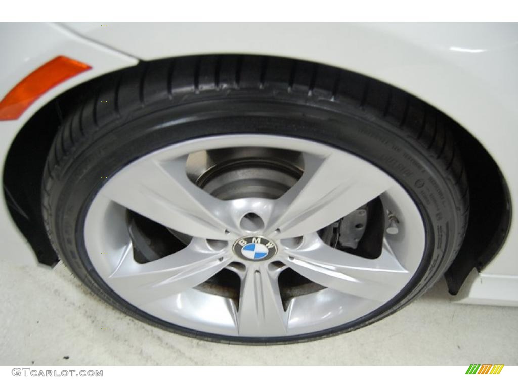 2009 3 Series 335i Sedan - Alpine White / Beige photo #12