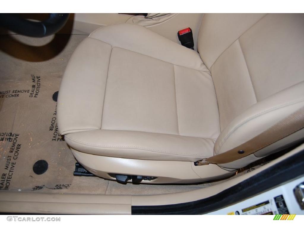 2009 3 Series 335i Sedan - Alpine White / Beige photo #20
