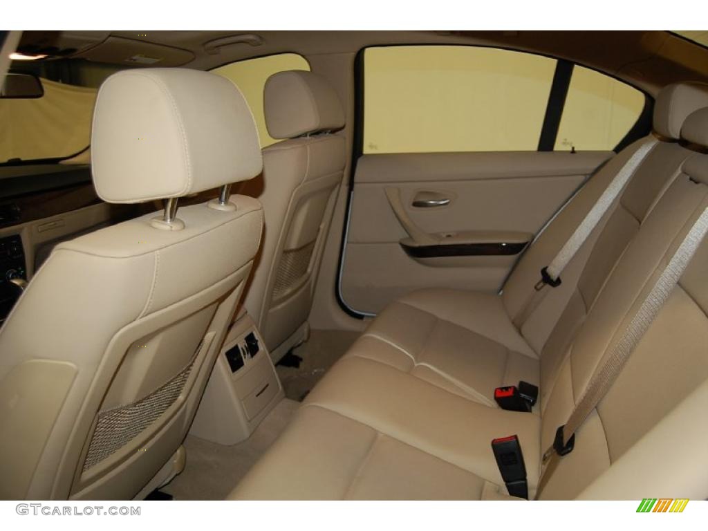 2009 3 Series 335i Sedan - Alpine White / Beige photo #23