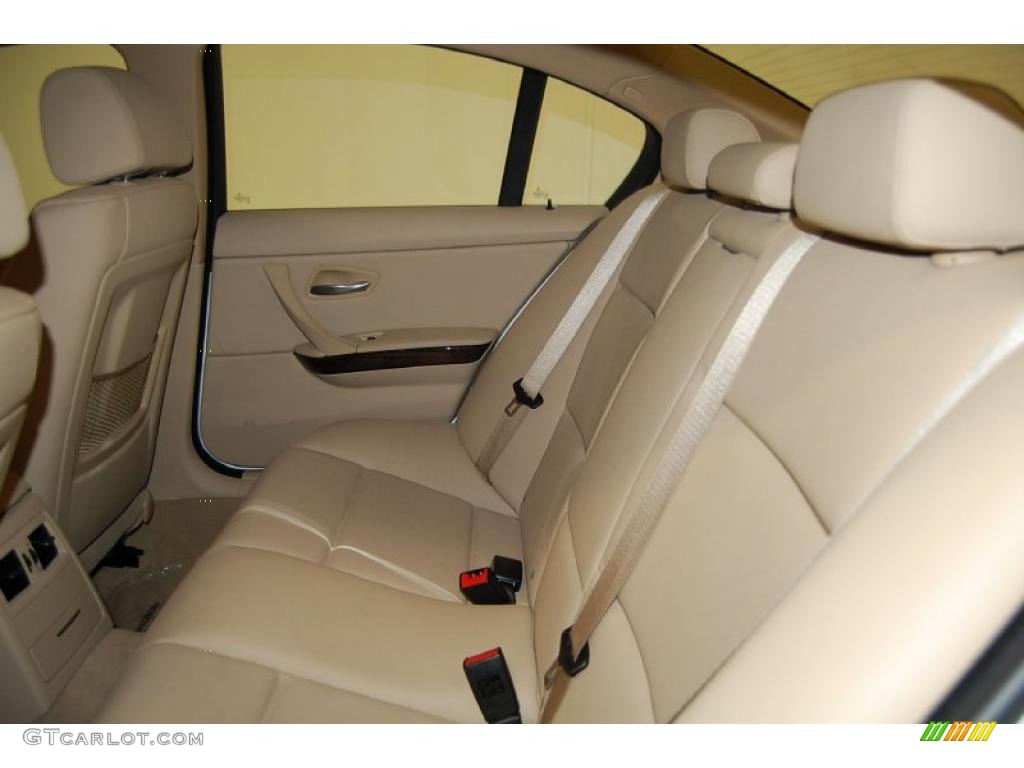 2009 3 Series 335i Sedan - Alpine White / Beige photo #24