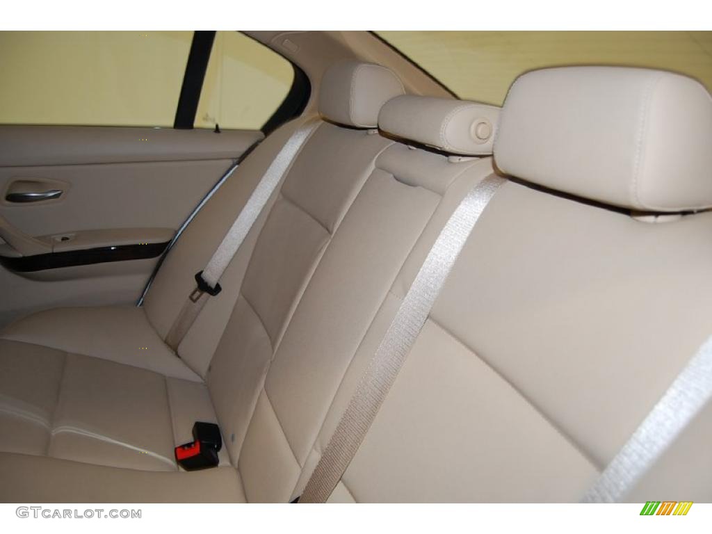 2009 3 Series 335i Sedan - Alpine White / Beige photo #25