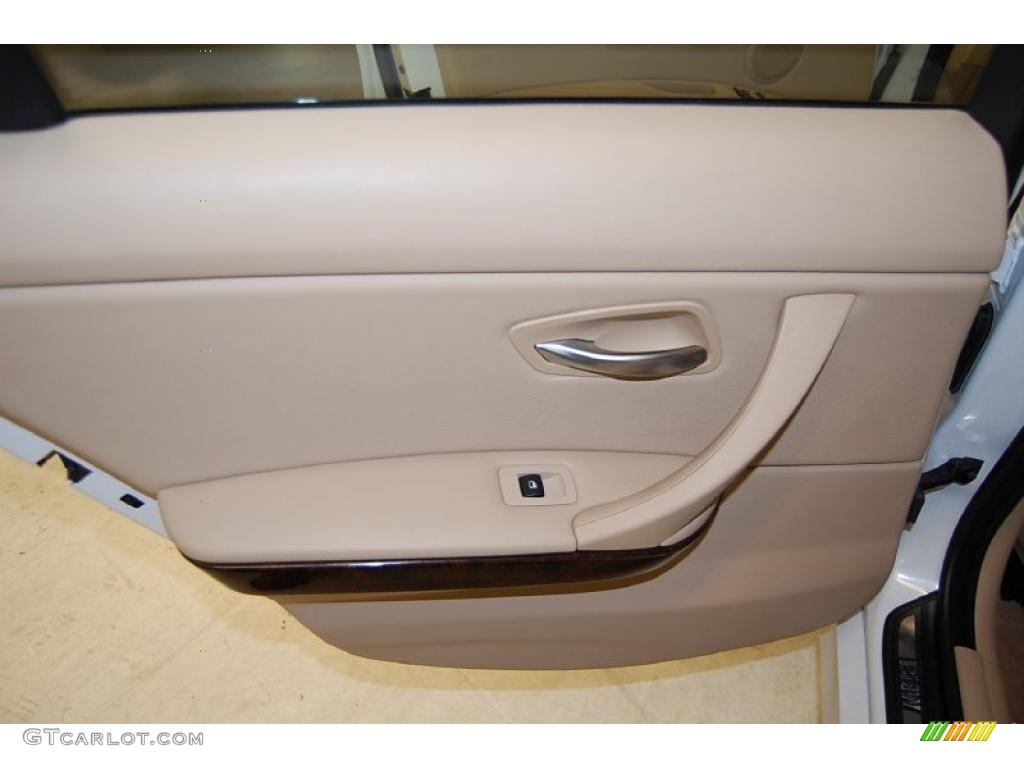 2009 3 Series 335i Sedan - Alpine White / Beige photo #27