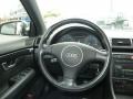 Silver 2004 Audi S4 4.2 quattro Sedan Steering Wheel