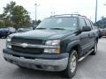 Dark Green Metallic 2004 Chevrolet Avalanche 1500 Z71 4x4