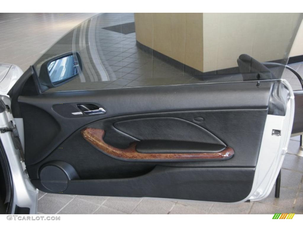 2001 BMW 3 Series 325i Coupe Black Door Panel Photo #42880520
