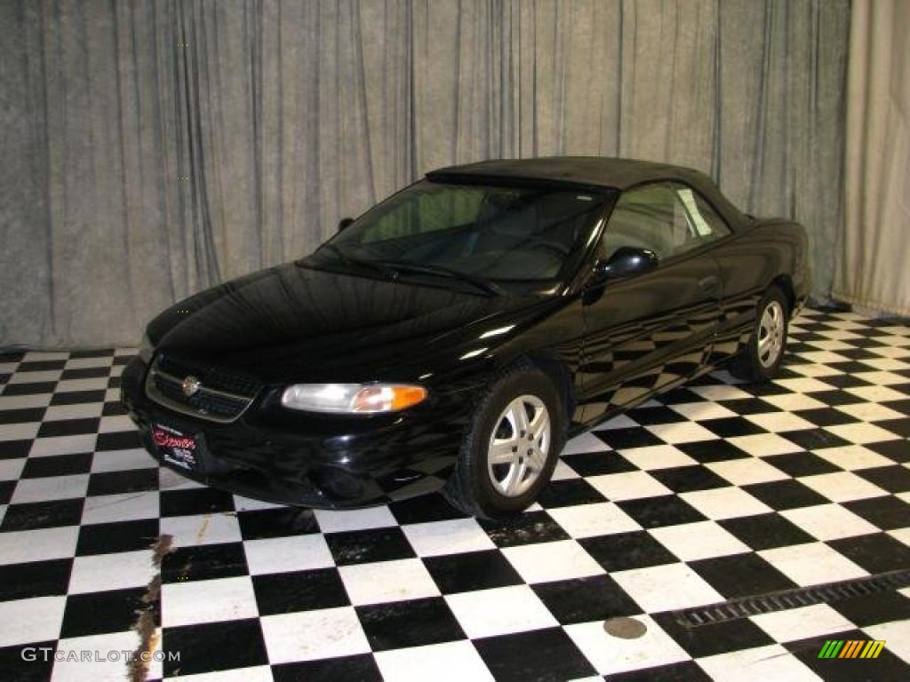 Black 1997 Chrysler Sebring JX Convertible Exterior Photo #42880832