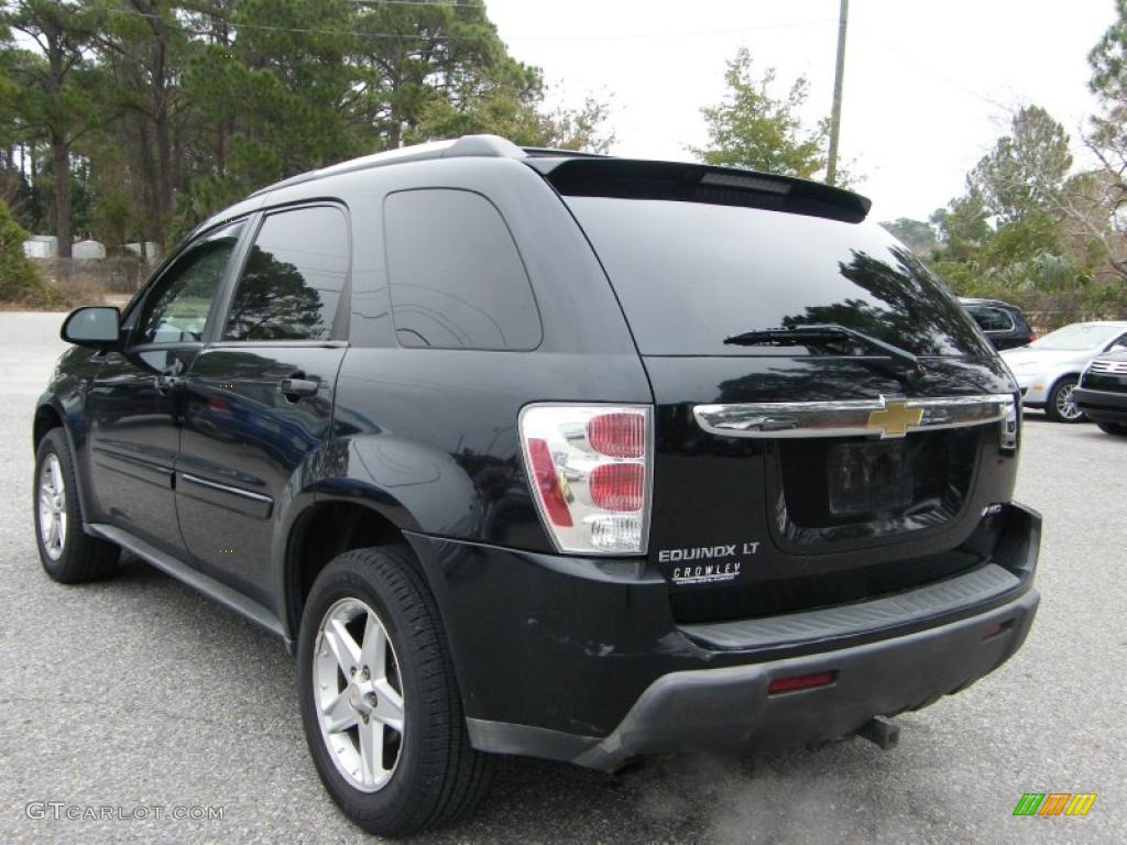 2005 Equinox LT AWD - Black / Light Gray photo #3