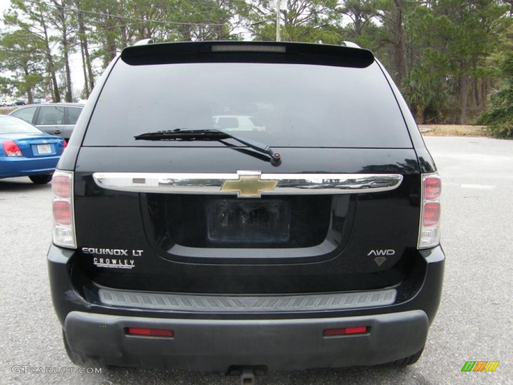 2005 Equinox LT AWD - Black / Light Gray photo #4