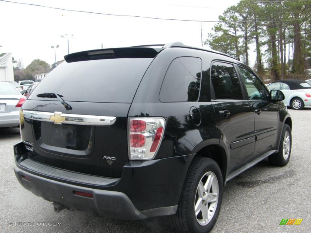 2005 Equinox LT AWD - Black / Light Gray photo #5
