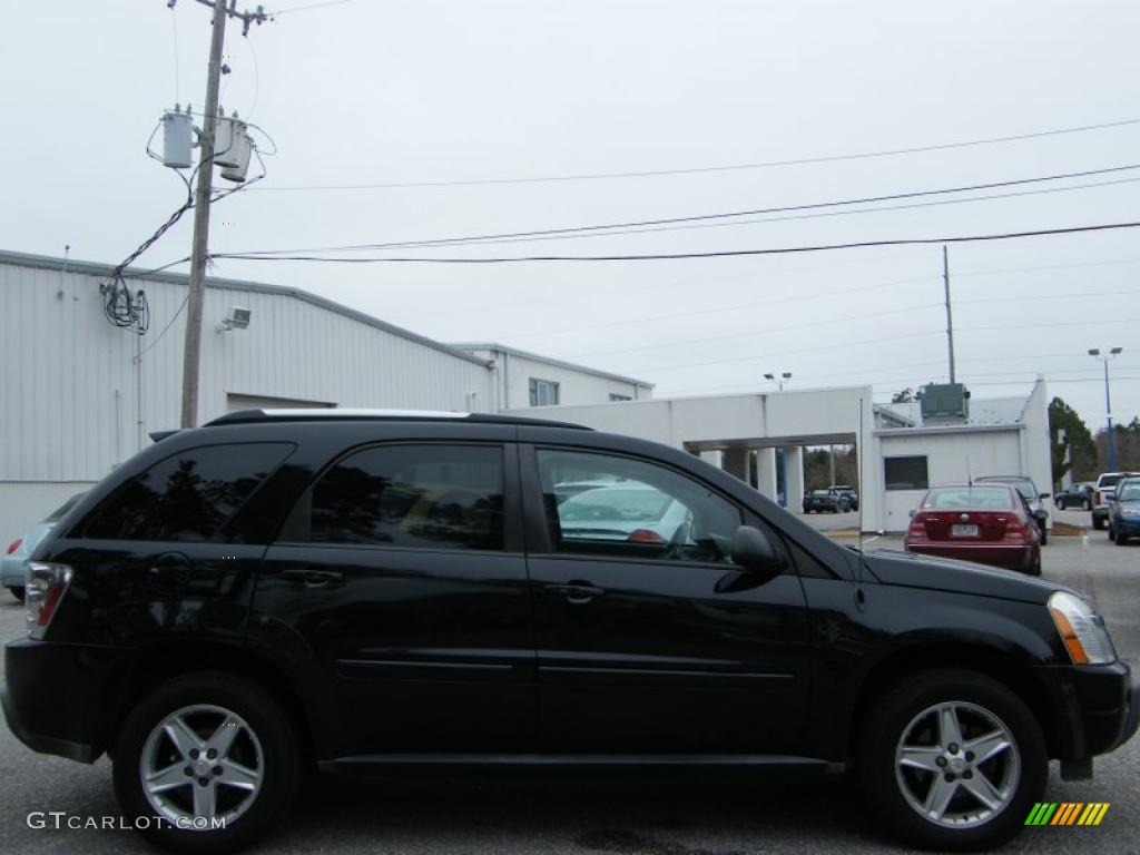 2005 Equinox LT AWD - Black / Light Gray photo #6