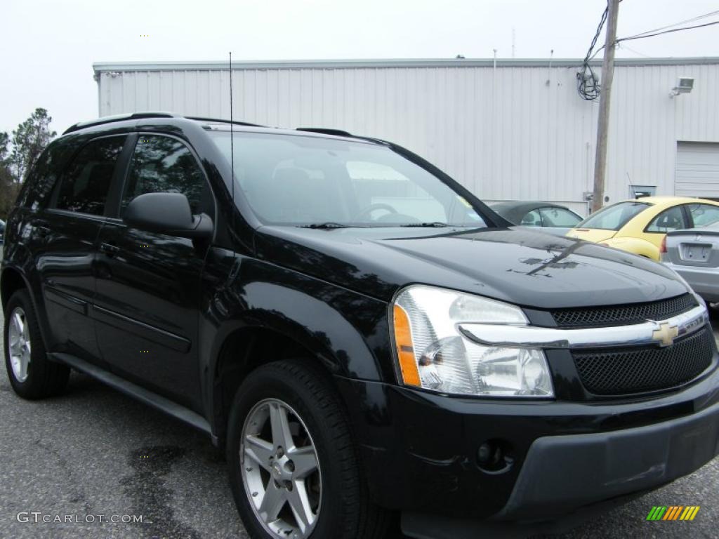 2005 Equinox LT AWD - Black / Light Gray photo #7