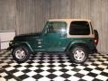 2000 Forest Green Pearl Jeep Wrangler Sahara 4x4  photo #13