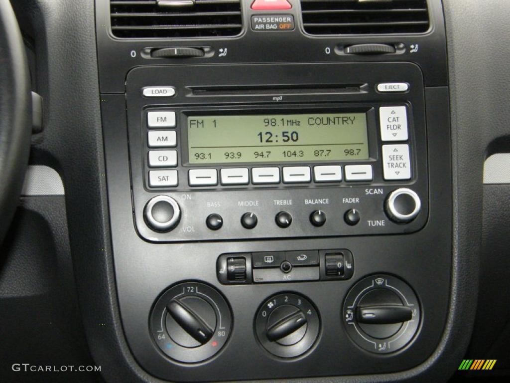 2009 Volkswagen Jetta Wolfsburg Edition Sedan Controls Photo #42882484