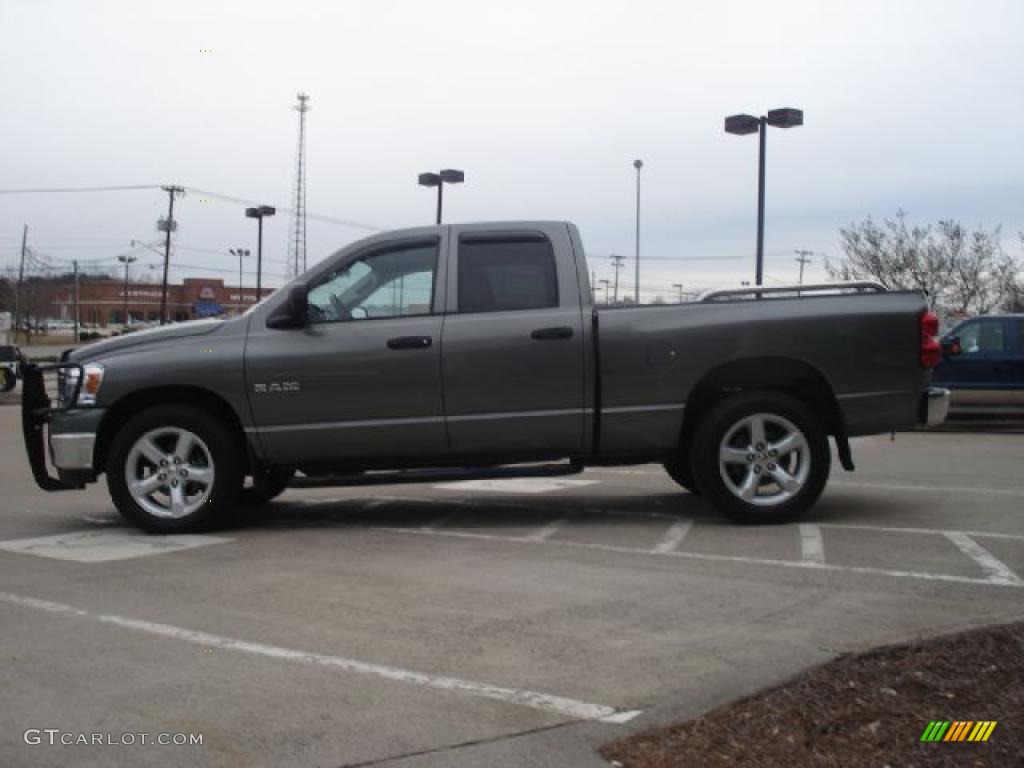 2008 Ram 1500 Big Horn Edition Quad Cab - Mineral Gray Metallic / Medium Slate Gray photo #6