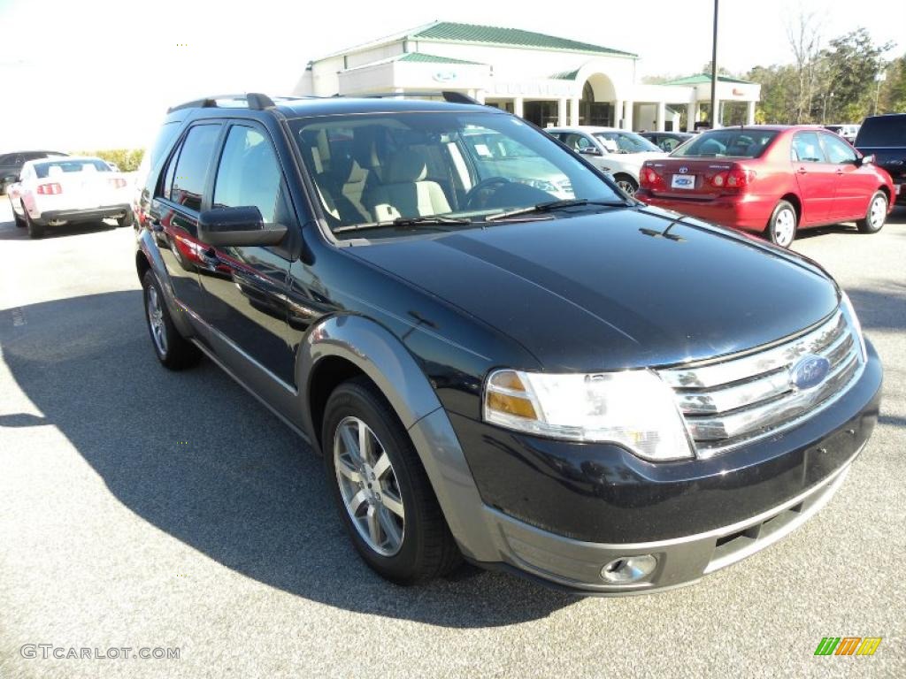 2008 Taurus X SEL - Dark Ink Blue Metallic / Camel photo #1