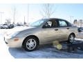 2000 Fort Knox Gold Metallic Ford Focus SE Sedan  photo #5