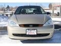 2000 Fort Knox Gold Metallic Ford Focus SE Sedan  photo #6