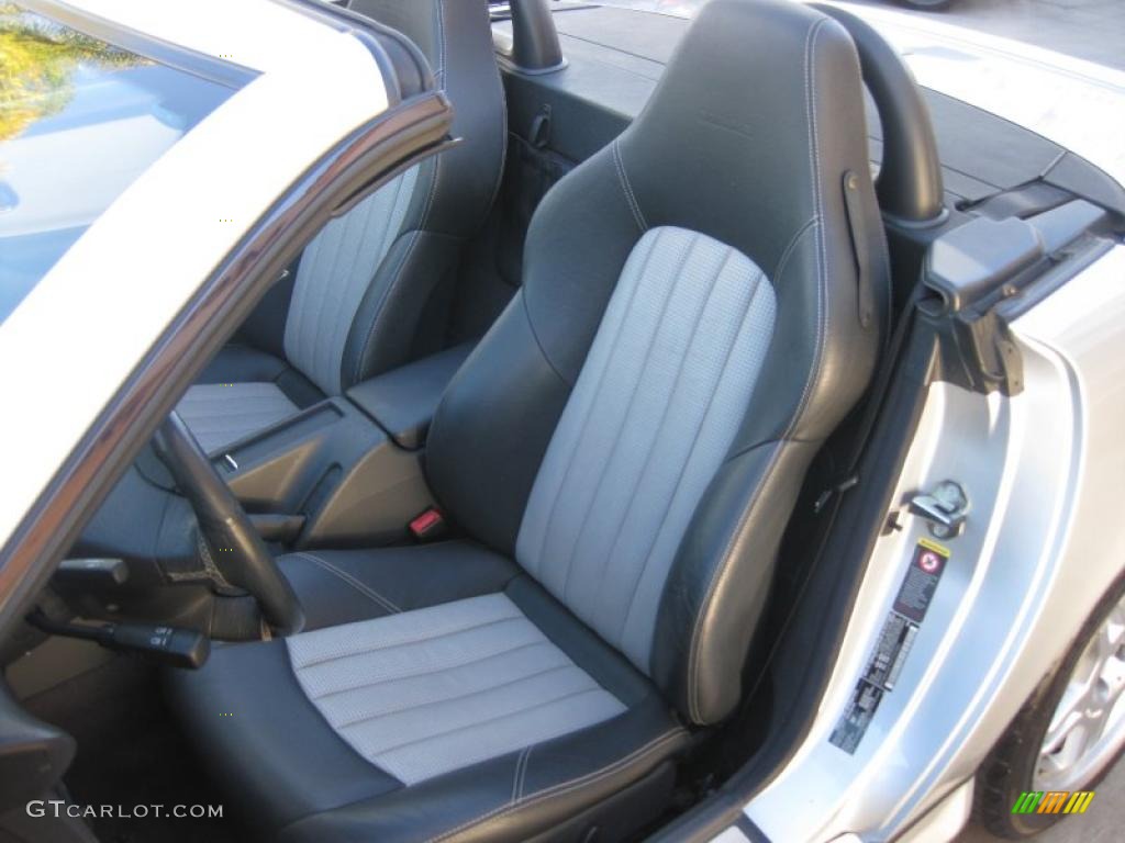 Alpaca Grey Interior 2002 Mercedes-Benz SLK 32 AMG Roadster Photo #42887017