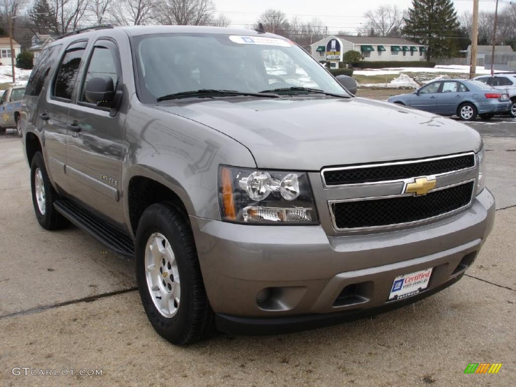 2009 Tahoe LS - Graystone Metallic / Ebony photo #3