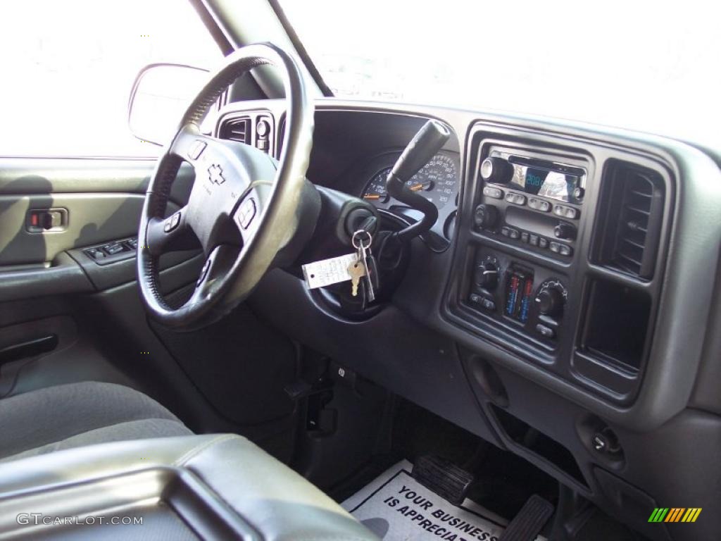 2004 Silverado 1500 LT Crew Cab 4x4 - Dark Green Metallic / Medium Gray photo #40