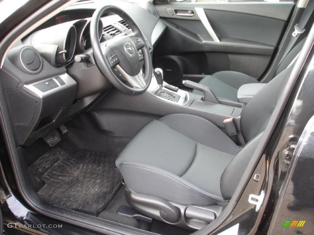 Black Interior 2010 Mazda MAZDA3 s Sport 5 Door Photo #42888561