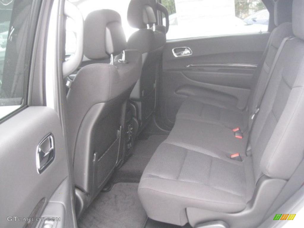 Black Interior 2011 Dodge Durango Crew 4x4 Photo #42889637