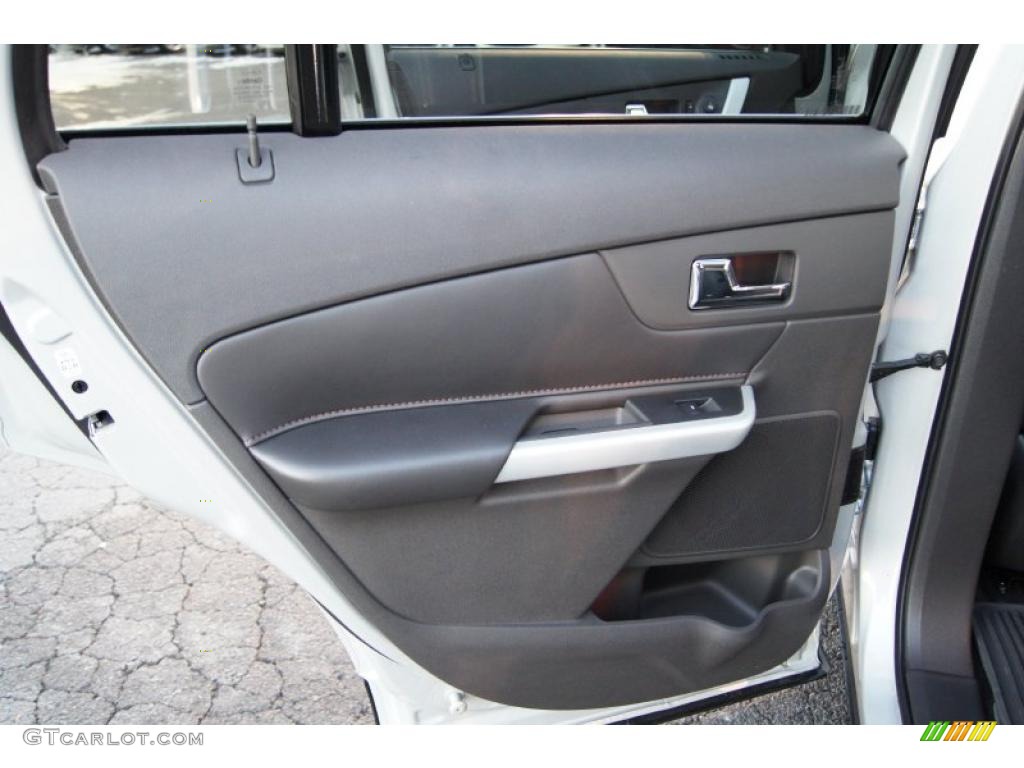 2011 Ford Edge Limited Charcoal Black Door Panel Photo #42890145